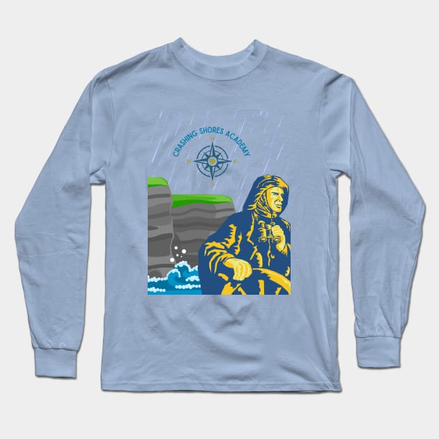 Crashing shores academy Long Sleeve T-Shirt by Benjamin Customs